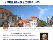 Tablet Screenshot of baum-beyer.de